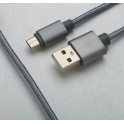 USB micro F85 grey ТП 1 m