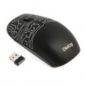 Мышь MROK-13U Dialog Katana RF 2.4G Opical - 3 кнопки + ролик прокрутки, USB, черная