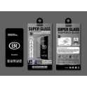 Стекло защитное Brauffen 5D AAA качество (полностью на клею) в коробке для iPhone 6/6S, черный